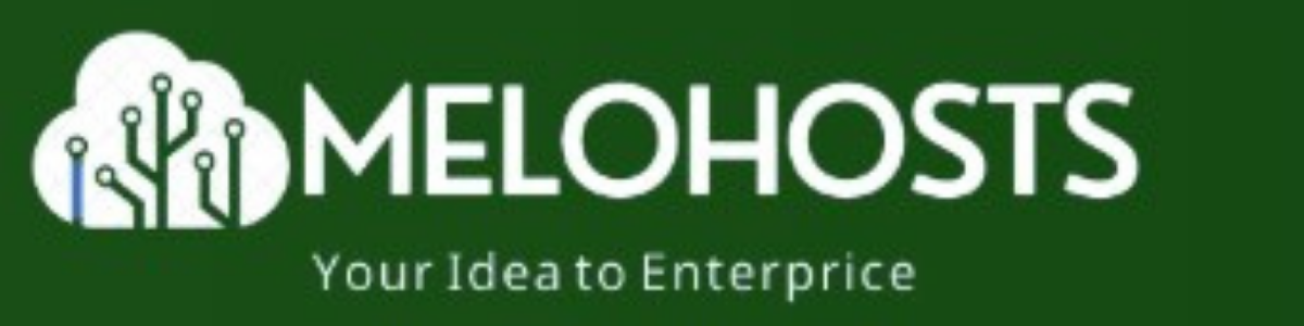 Melo Hosts advertisement promoting affordable domain registration, web hosting, website development, and business email services in Zambia, with a call to get started.