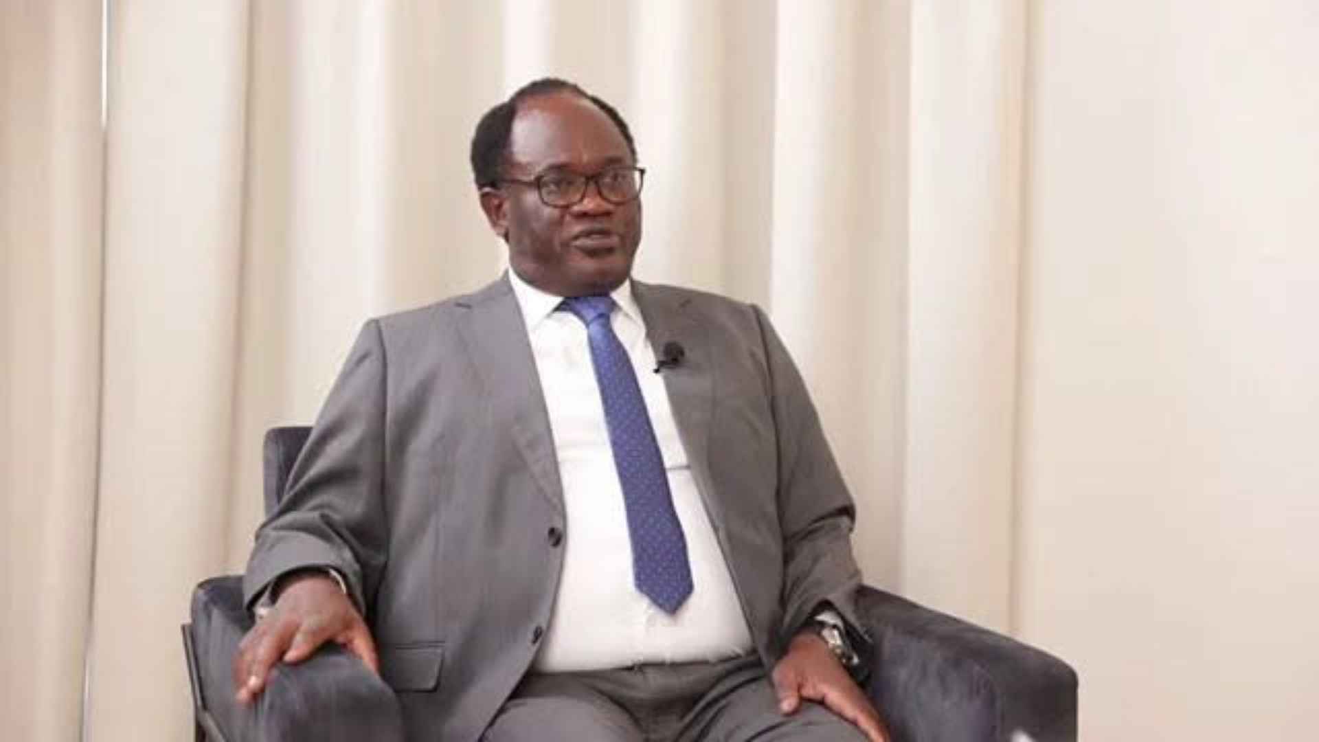 Brian Mundubile speaking during his BBC Focus on Africa interview on Zambia's opposition economic vision