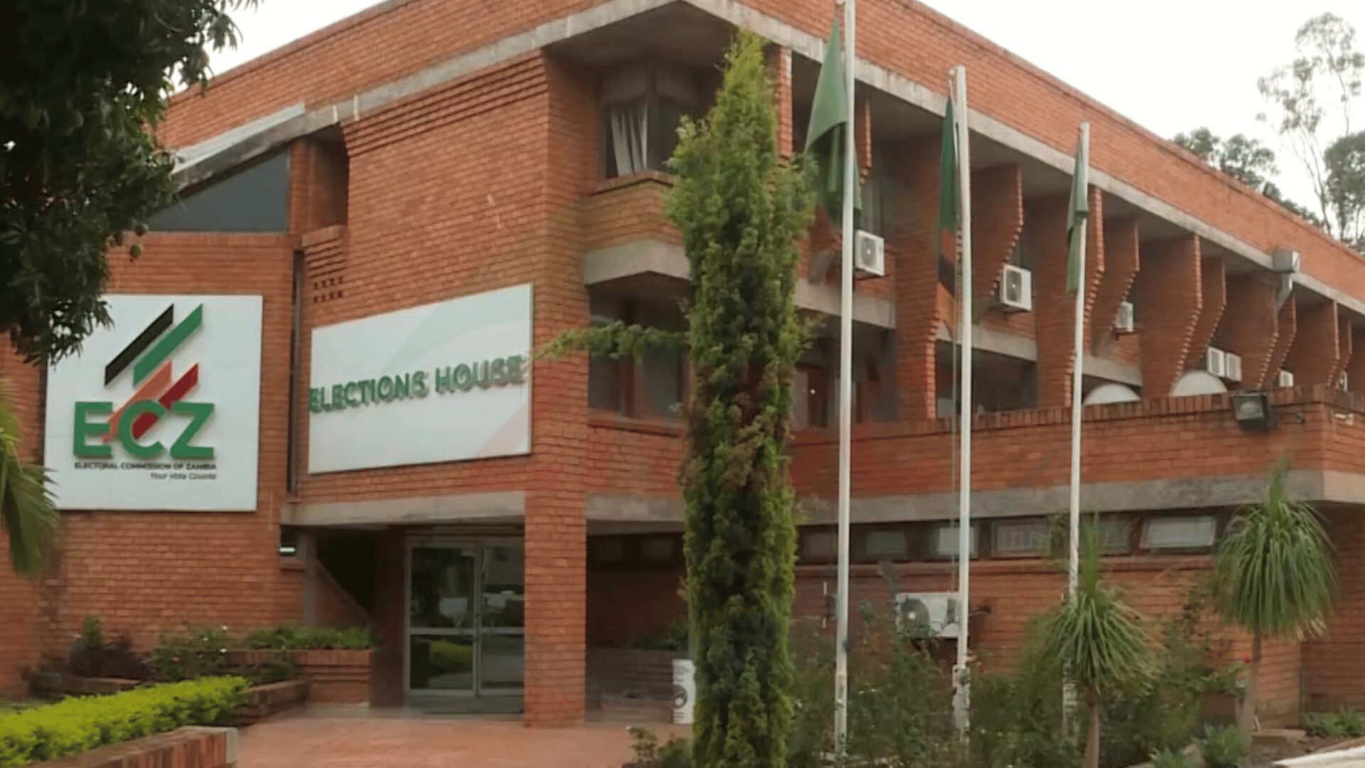 Elections House, the Electoral Commission of Zambia headquarters in Lusaka