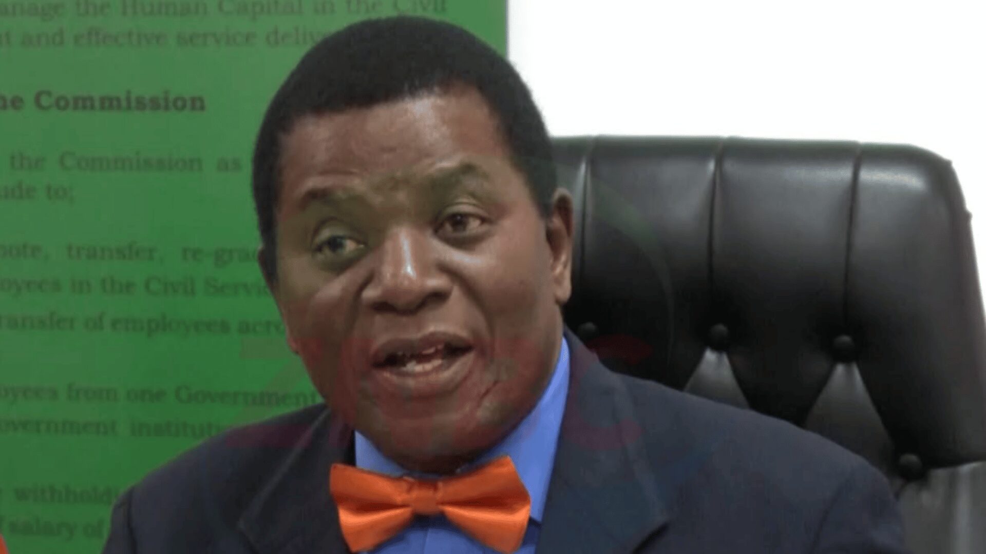 Health worker recruitment document validation at a Zambian civil service centre