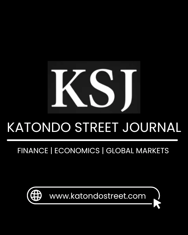 Katondo Street Journal banner promoting Zambia-focused coverage of technology, economics, innovation, markets and policy.