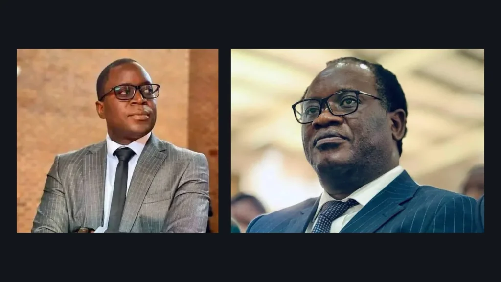 NRPUP presidential candidate Brian Mundubile and running mate Makebi Zulu in file photos