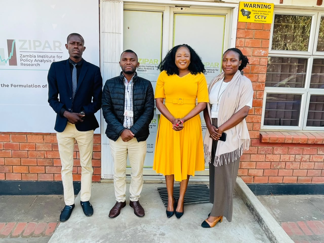 Representatives of the Economics Association of Zambia and ZIPAR during their strategic engagement ahead of the EAZ 2026 AGM