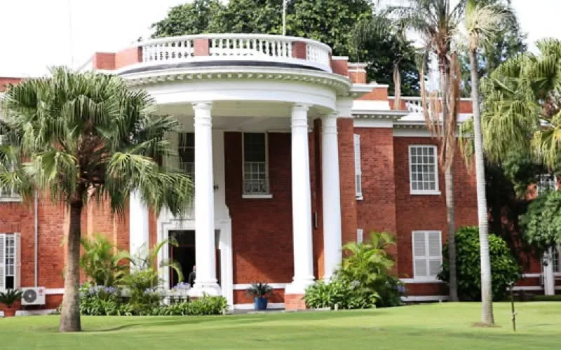 State House building in Lusaka, Zambia