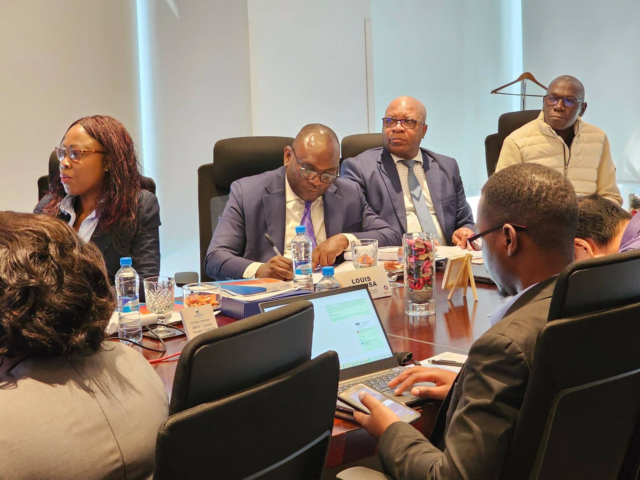 TopStar board members and government officials during a digital broadcasting strategy meeting in Lusaka