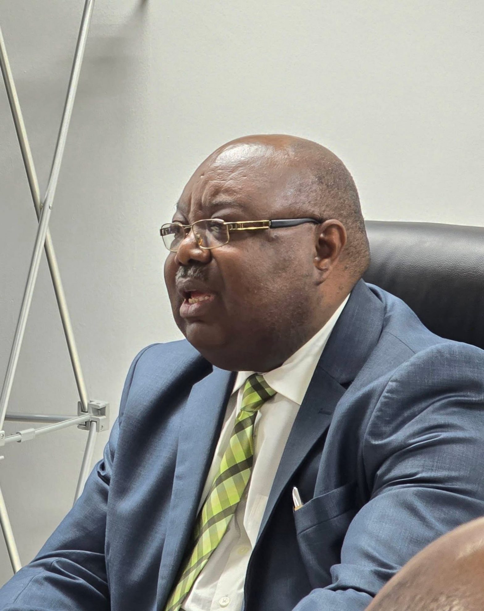 Ministry of Energy official speaking during a petroleum sector briefing in Zambia
