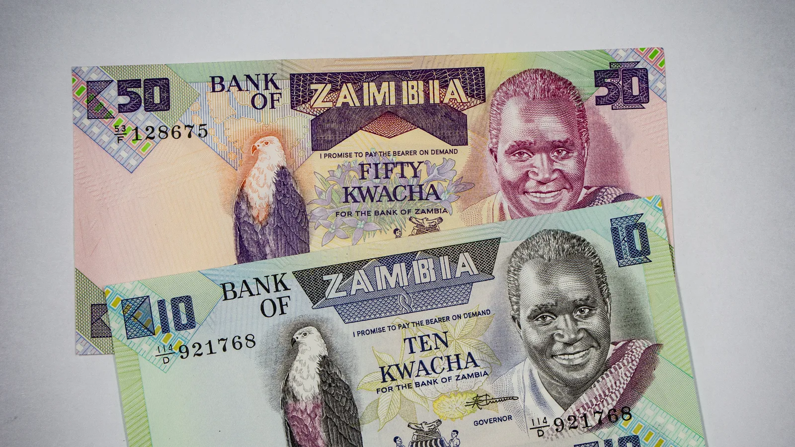 Zambian kwacha banknotes across denominations, representing the pool of domestic savings Zambia can mobilise for productive investment