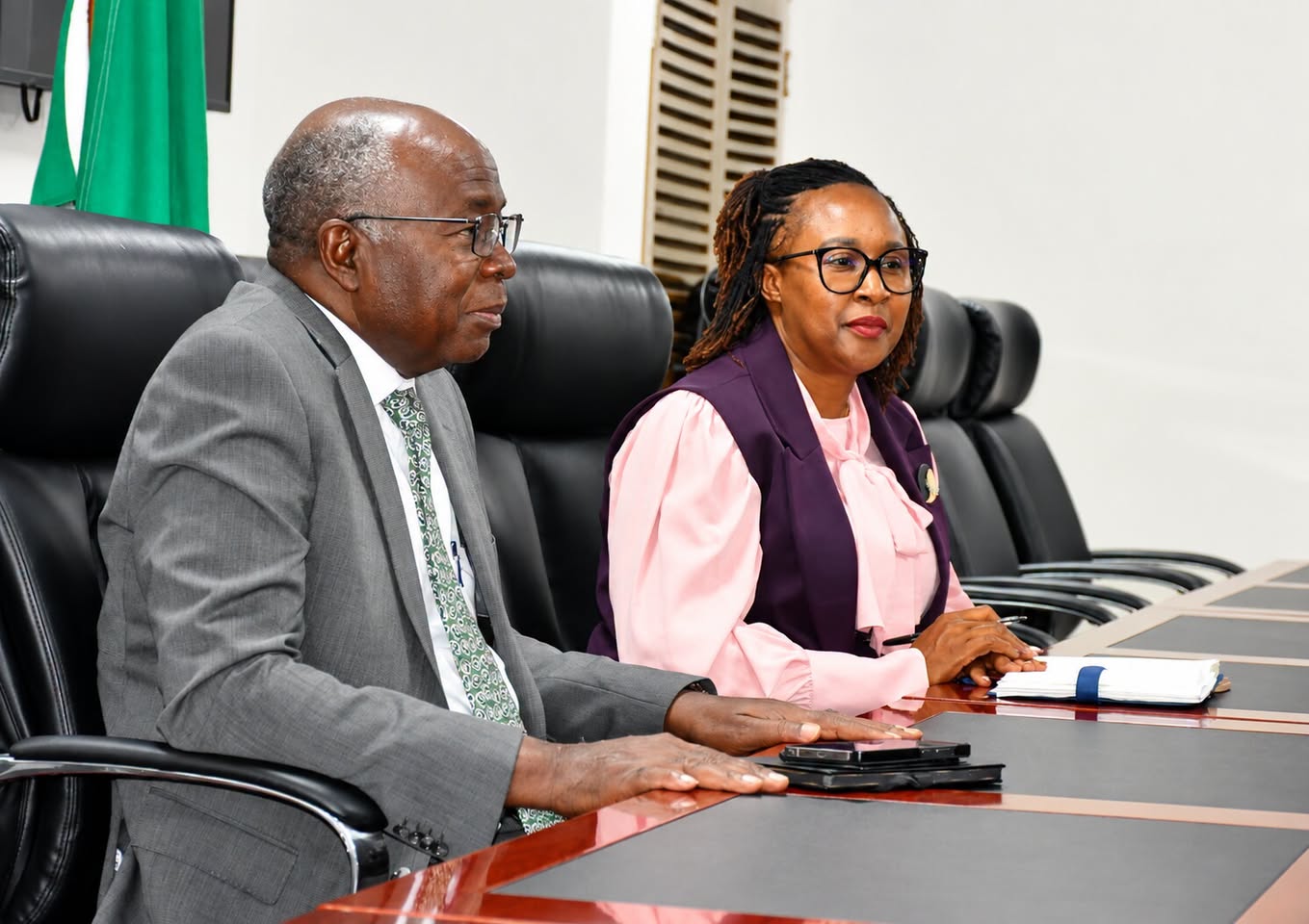 ABSA Zambia executives at the Ministry of Finance and National Planning
