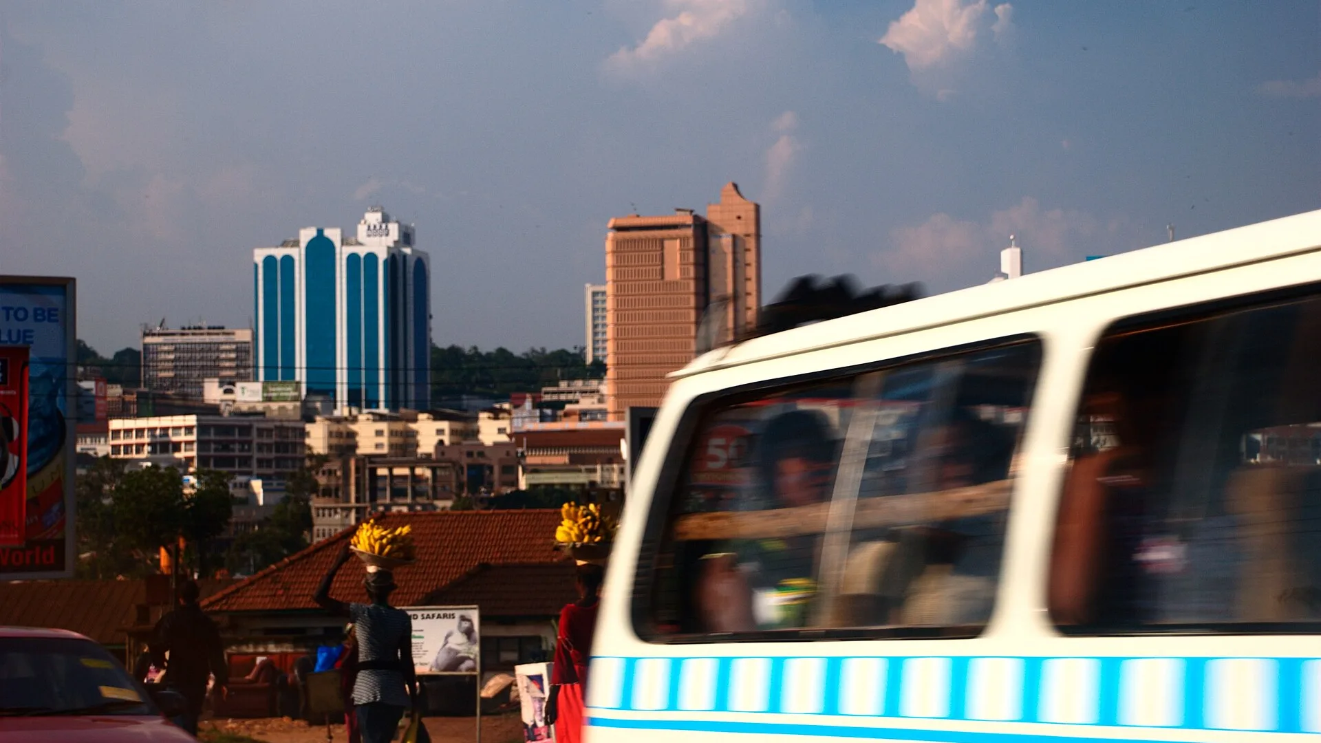 Kampala city skyline in Uganda, home of the Applied Economics Association of Uganda, partner in talks with the Economics Association of Zambia