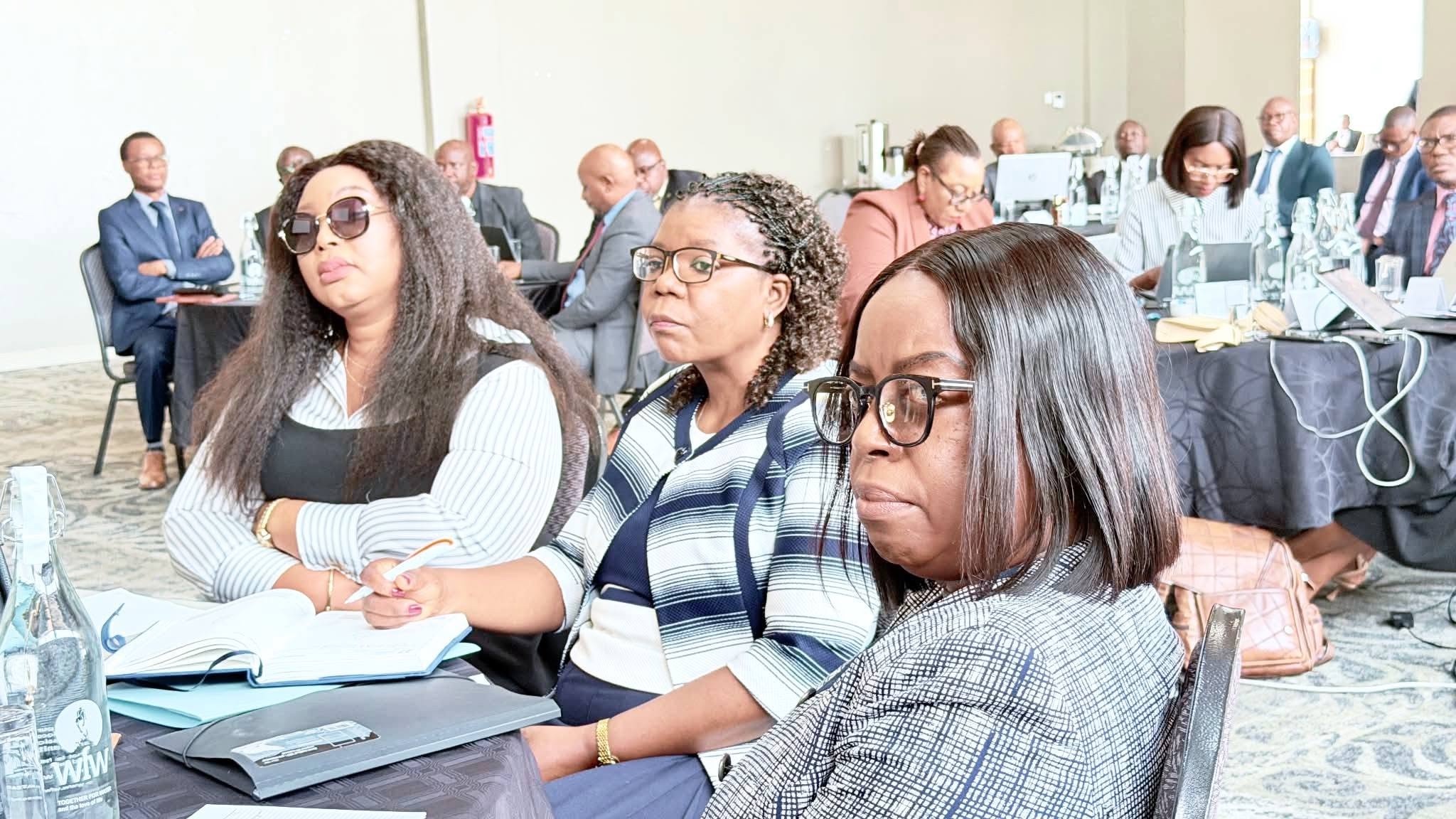 Delegates from the Office of the Auditor General in a working session during the 2027-2031 Strategic Planning Meeting